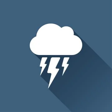 Vector flash icon. Epswhite0 Stock Illustration