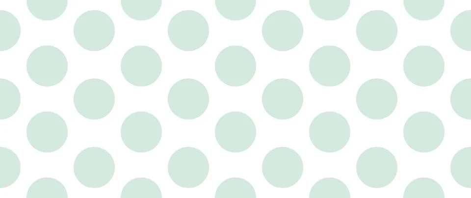 Vector flat background. Minimalist green trendy abstract polka dot pattern .. Stock Illustration