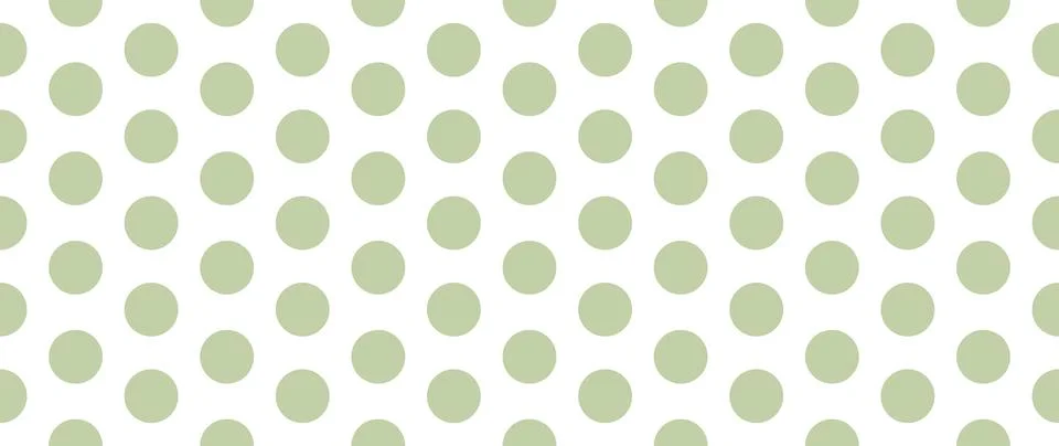 Vector flat background. Minimalist green trendy abstract polka dot pattern .. Stock Illustration