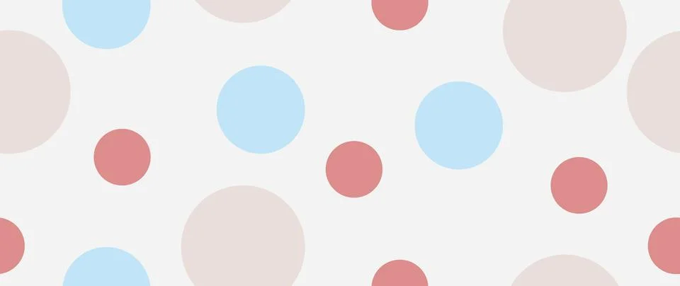 Vector flat background. Minimalist trendy abstract polka dot pattern on a l.. Stock Illustration
