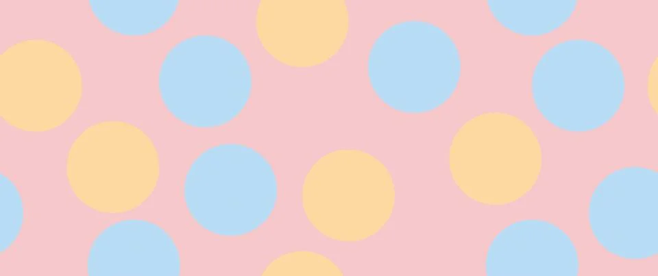 Vector flat background. Minimalist trendy abstract polka dot pattern on a l.. Stock Illustration