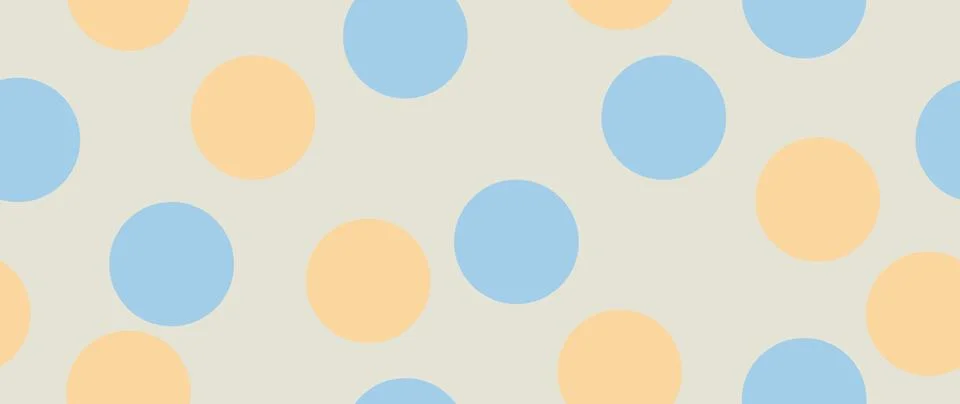 Vector flat background. Minimalist trendy abstract polka dot pattern on a light Stock Illustration
