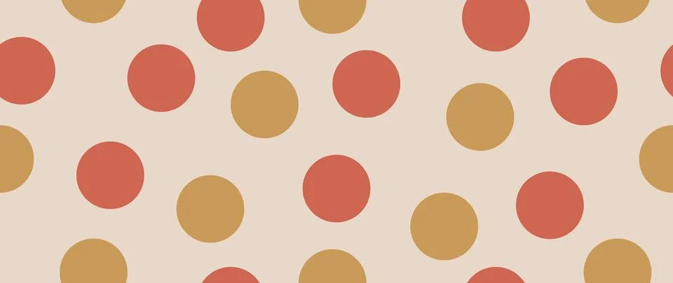 Vector flat background. Minimalist trendy abstract polka dot pattern on a light Stock Illustration