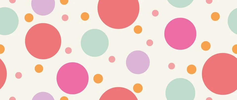 Vector flat background. Minimalist trendy abstract polka dot pattern. Perfe.. 스톡 일러스트