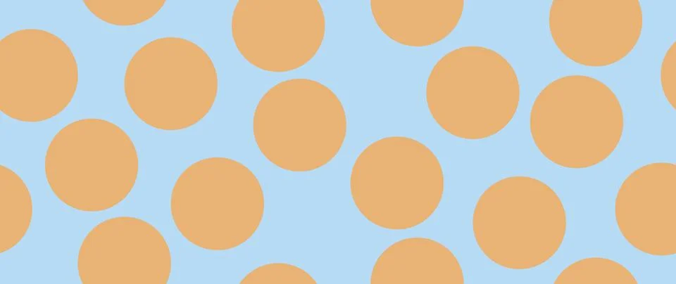 Vector flat background. Minimalist trendy abstract polka dot pattern on a l.. Stock Illustration