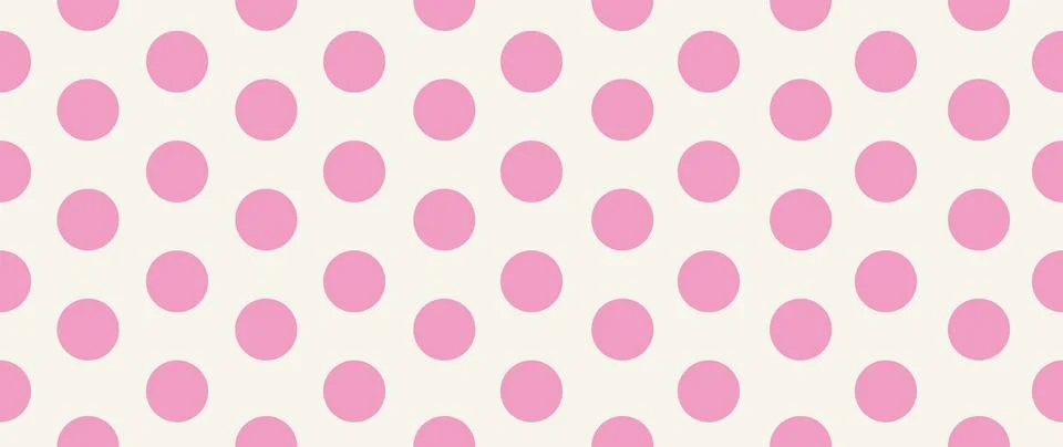 Vector flat background. Minimalist trendy abstract polka dot pattern. Perfe.. Stock Illustration