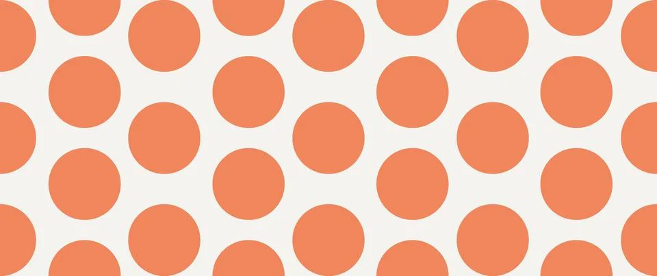 Vector flat background. Minimalist trendy abstract polka dot pattern on a l.. Stock Illustration