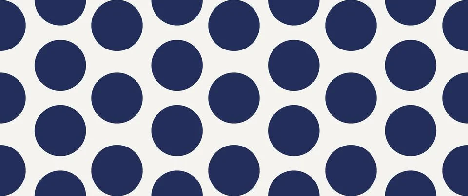 Vector flat background. Minimalist trendy abstract polka dot pattern on a l.. Stock Illustration