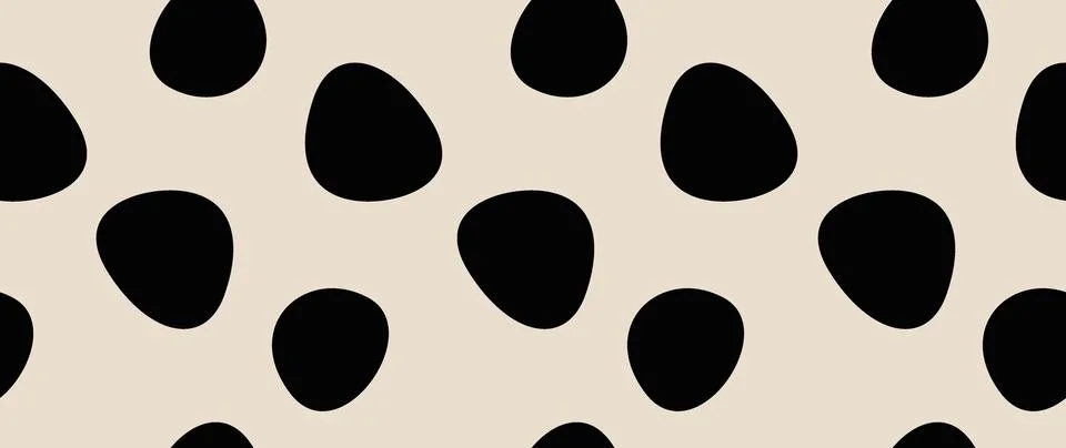 Vector flat background. Minimalist trendy abstract polka dot pattern. Perfect Stock Illustration