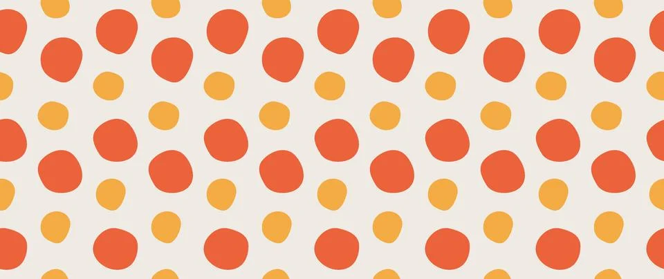 Vector flat background. Minimalist trendy abstract polka dot pattern on lig.. Stock Illustration
