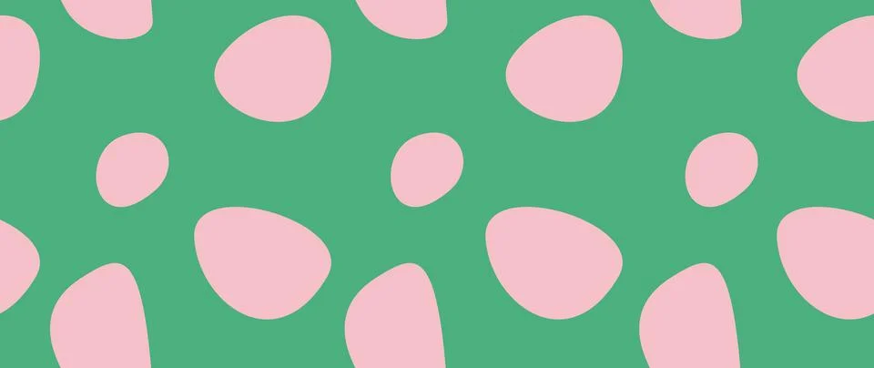 Vector flat background. Minimalistic, bright and trendy abstract polka dot Stockillustratie