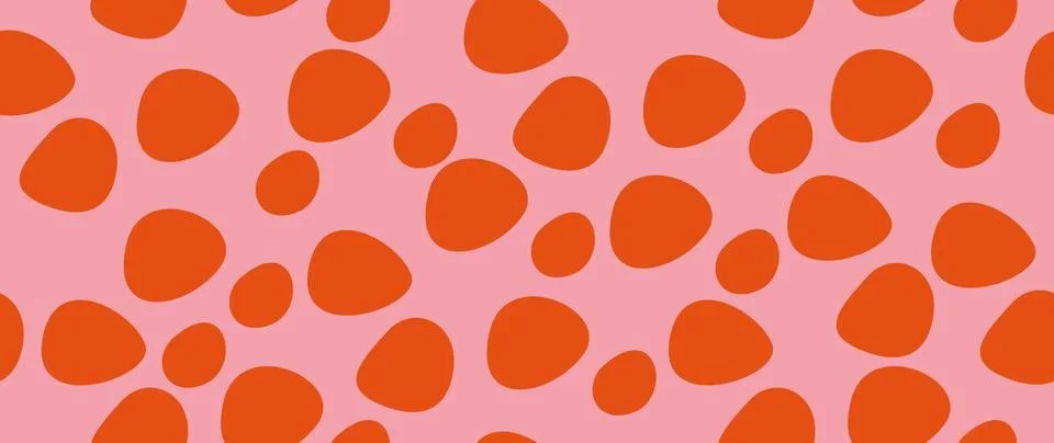 Vector flat background. Minimalistic, bright and trendy abstract polka dot .. Stockillustratie