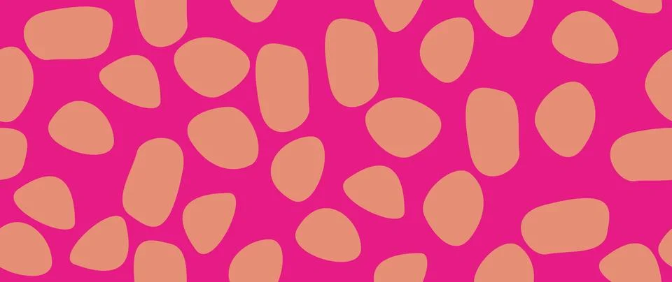 Vector flat background. Minimalistic, bright and trendy abstract polka dot .. Stockillustratie