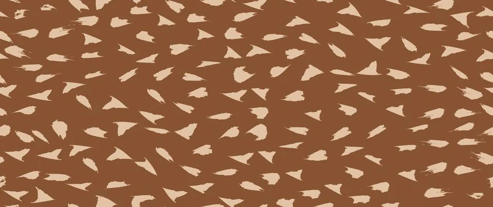 Vector flat background. Trendy deer pattern. Minimalistic abstract pattern in Stock Illustration