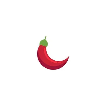 Vector flat barbecue, bbq grill pepper chili Illustrazione stock