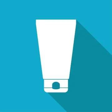 Vector flat bottle Stock Illustration