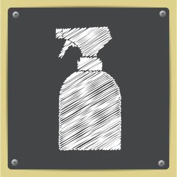 Vector flat bottle Stock Illustration