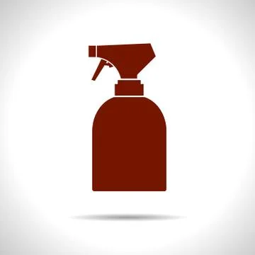 Vector flat bottle Stock Illustration