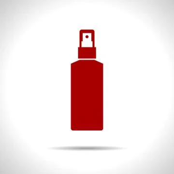 Vector flat bottle Stock Illustration