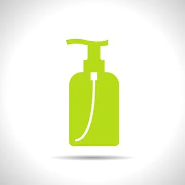 Vector flat bottle Stock Illustration