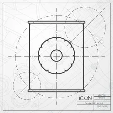 Vector flat bottle Stock Illustration