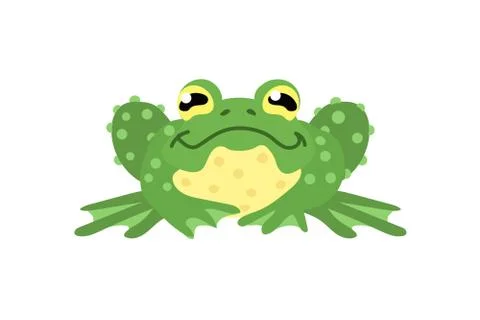 Vector flat cartoon animal clip art Stock Illustration