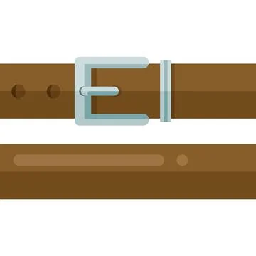 Vector Flat Design Belt Stock Illustration
