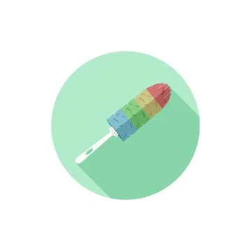 Vector Flat Design Duster Stock Illustration