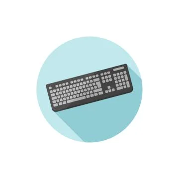 Vector flat design Keyboard Stock Illustration