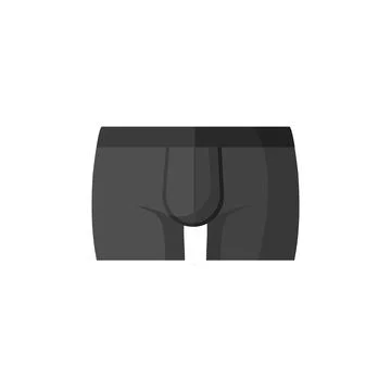 Vector Flat Design Men's Boxers Stock Illustration