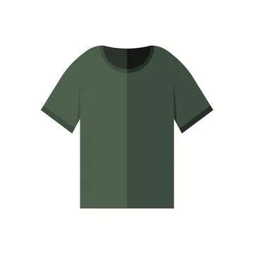 Vector Flat Design T-Shirt Stock Illustration