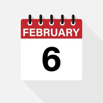 Vector flat dezign daily calendar icon. Day , month Stock Illustration