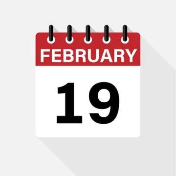 Vector flat dezign daily calendar icon. Day , month Stock Illustration