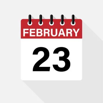 Vector flat dezign daily calendar icon. Day , month Stock Illustration