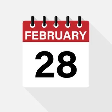 Vector flat dezign daily calendar icon. Day , month Stock Illustration