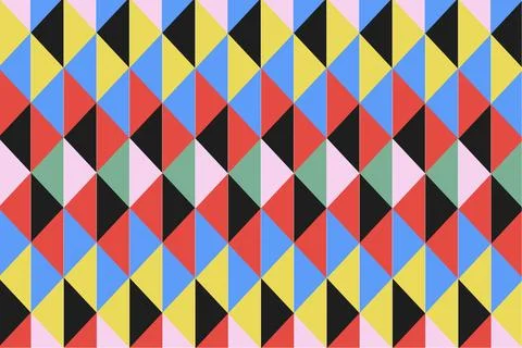 Vector flat geometric background design 5 Stock Illustration