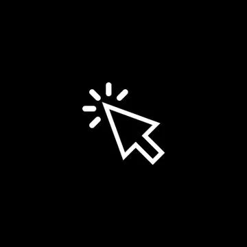 Vector flat icon arrow handset Stock Illustration