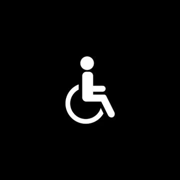 Vector flat icon disabled Stock Illustration