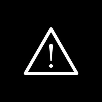 Vector flat icon exclamation Stock Illustration