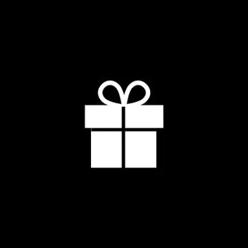Vector flat icon gift Stock Illustration