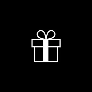 Vector flat icon gift Stock Illustration