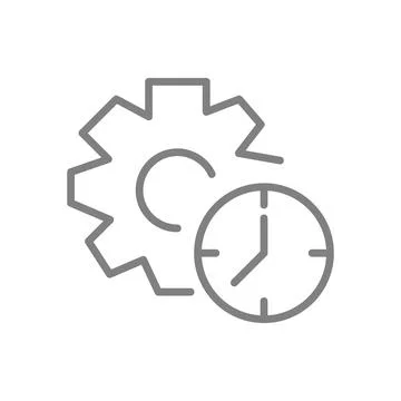 Vector flat icon. Gray icon on isolated on white background. Business concept Stock Illustration