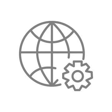 Vector flat icon. Gray icon on isolated on white background. Business conce.. Stock Illustration
