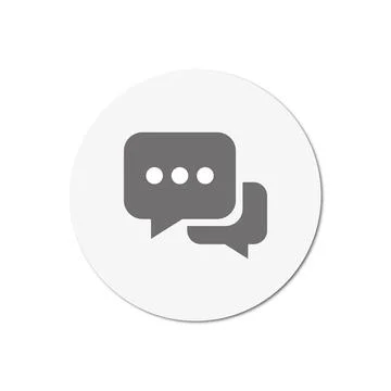 Vector flat icon. Grayscale illustration. Suitable for social networks, icons Illustrazione stock