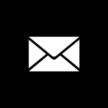 Vector flat icon letter Stock Illustration