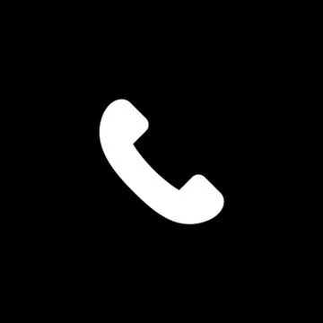 Vector flat icon phone handset Illustrazione stock
