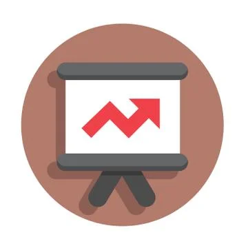 Vector flat icon progress Stock Illustration