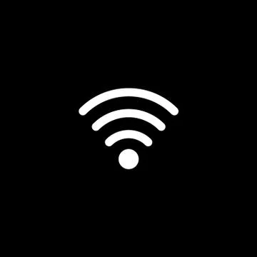Vector flat icon wi-fi Stock Illustration