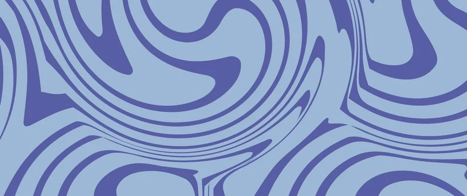 Vector flat illustration. Abstract horizontal background with colorful waves Stock Illustration