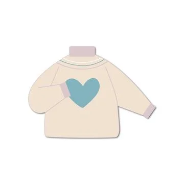 Vector flat illustration. Autumn cute and cozy icon for your design Stock Illustration